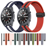 Cinturino in silicone con chiusura magnetica pieghevole da 22 mm, For Samsung Galaxy Watch3 45mm, For Samsung Galaxy Watch 46mm