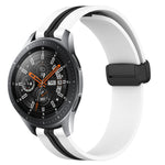 Cinturino in silicone con chiusura magnetica pieghevole da 22 mm, For Samsung Galaxy Watch3 45mm, For Samsung Galaxy Watch 46mm