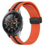 Cinturino in silicone con chiusura magnetica pieghevole da 22 mm, For Samsung Galaxy Watch3 45mm, For Samsung Galaxy Watch 46mm