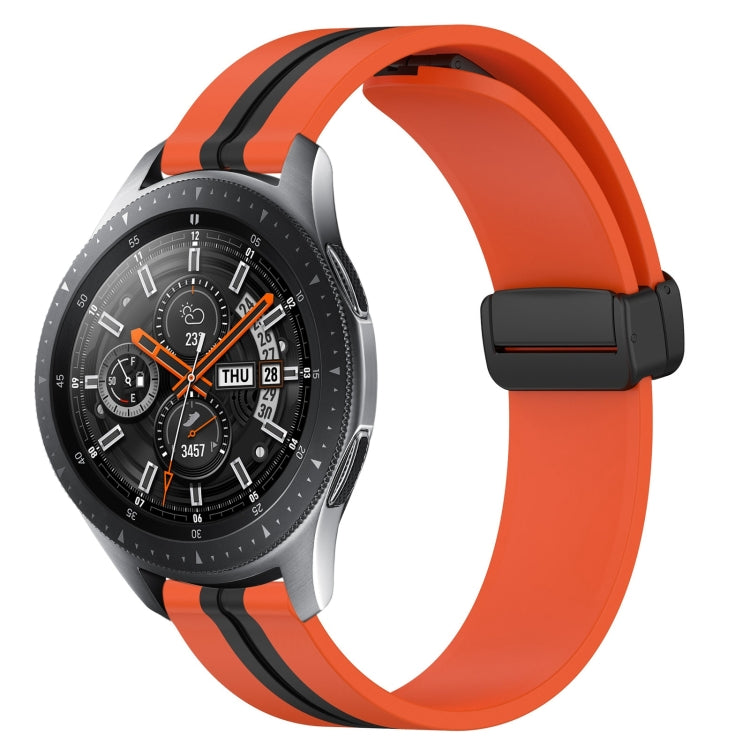 Cinturino in silicone con chiusura magnetica pieghevole da 22 mm, For Samsung Galaxy Watch3 45mm, For Samsung Galaxy Watch 46mm