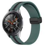 Cinturino in silicone con chiusura magnetica pieghevole da 22 mm, For Samsung Galaxy Watch3 45mm, For Samsung Galaxy Watch 46mm