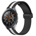 Cinturino in silicone con chiusura magnetica pieghevole da 22 mm, For Samsung Galaxy Watch3 45mm, For Samsung Galaxy Watch 46mm