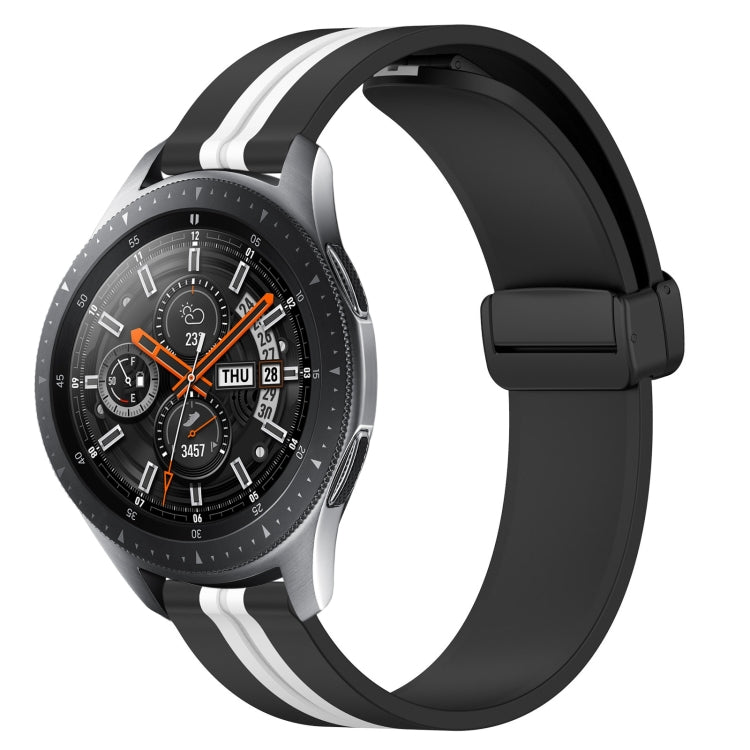 Cinturino in silicone con chiusura magnetica pieghevole da 22 mm, For Samsung Galaxy Watch3 45mm, For Samsung Galaxy Watch 46mm