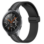 Cinturino in silicone con chiusura magnetica pieghevole da 22 mm, For Samsung Galaxy Watch3 45mm, For Samsung Galaxy Watch 46mm