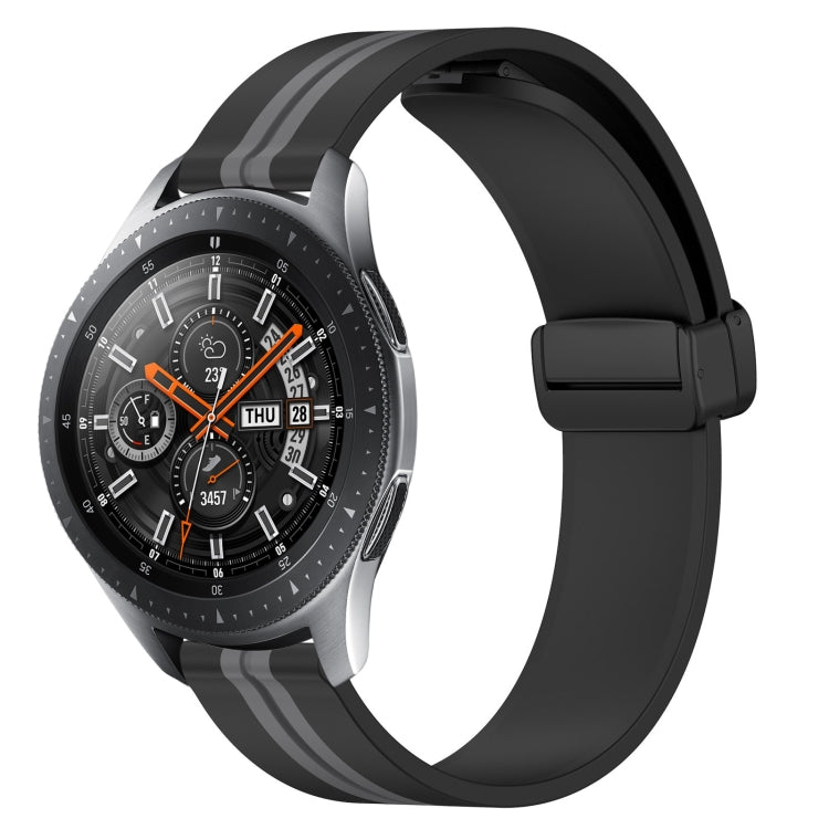 Cinturino in silicone con chiusura magnetica pieghevole da 22 mm, For Samsung Galaxy Watch3 45mm, For Samsung Galaxy Watch 46mm