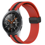 Cinturino in silicone con chiusura magnetica pieghevole da 22 mm, For Samsung Galaxy Watch3 45mm, For Samsung Galaxy Watch 46mm