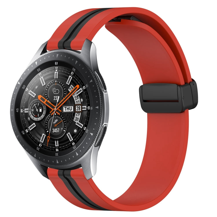 Cinturino in silicone con chiusura magnetica pieghevole da 22 mm, For Samsung Galaxy Watch3 45mm, For Samsung Galaxy Watch 46mm