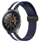 Cinturino in silicone con chiusura magnetica pieghevole da 22 mm, For Samsung Galaxy Watch3 45mm, For Samsung Galaxy Watch 46mm