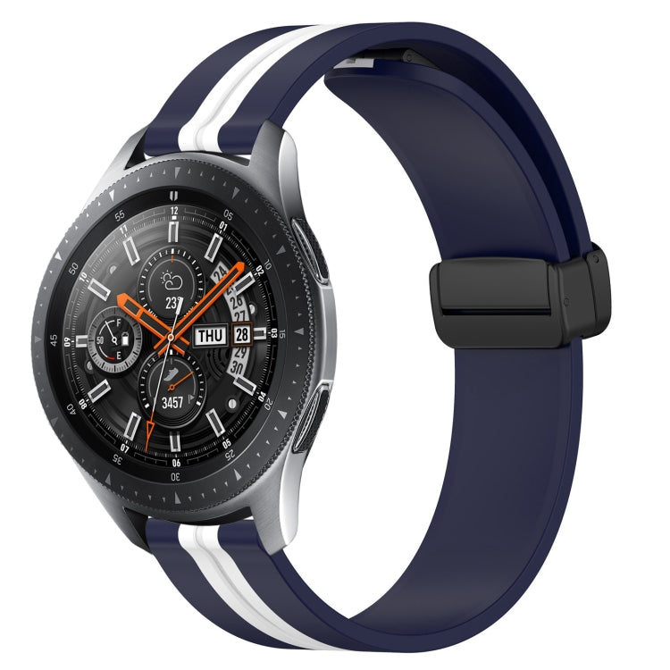 Cinturino in silicone con chiusura magnetica pieghevole da 22 mm, For Samsung Galaxy Watch3 45mm, For Samsung Galaxy Watch 46mm