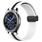 Cinturino in silicone con chiusura magnetica pieghevole da 22 mm, For Samsung Gear S3 Classic, For Samsung Gear S3 Frontier