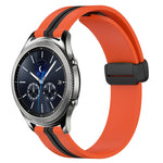 Cinturino in silicone con chiusura magnetica pieghevole da 22 mm, For Samsung Gear S3 Classic, For Samsung Gear S3 Frontier