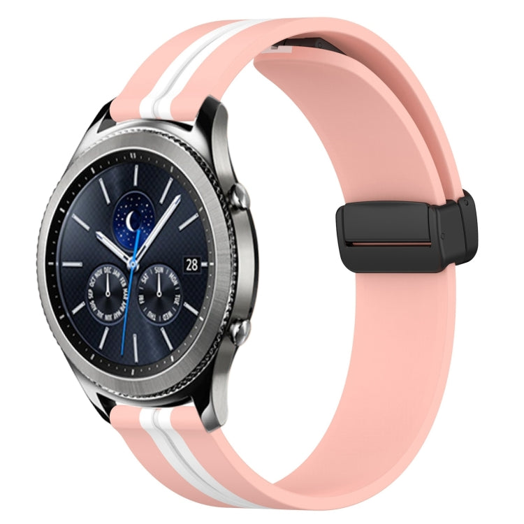 Cinturino in silicone con chiusura magnetica pieghevole da 22 mm, For Samsung Gear S3 Classic, For Samsung Gear S3 Frontier