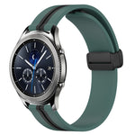 Cinturino in silicone con chiusura magnetica pieghevole da 22 mm, For Samsung Gear S3 Classic, For Samsung Gear S3 Frontier
