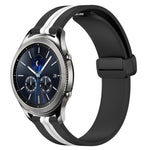 Cinturino in silicone con chiusura magnetica pieghevole da 22 mm, For Samsung Gear S3 Classic, For Samsung Gear S3 Frontier