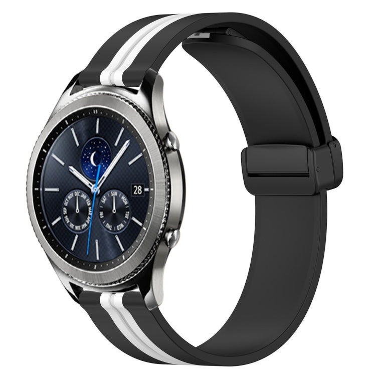 Cinturino in silicone con chiusura magnetica pieghevole da 22 mm, For Samsung Gear S3 Classic, For Samsung Gear S3 Frontier