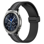 Cinturino in silicone con chiusura magnetica pieghevole da 22 mm, For Samsung Gear S3 Classic, For Samsung Gear S3 Frontier