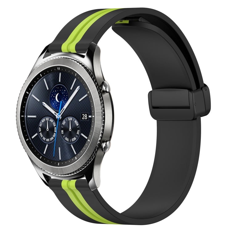 Cinturino in silicone con chiusura magnetica pieghevole da 22 mm, For Samsung Gear S3 Classic, For Samsung Gear S3 Frontier