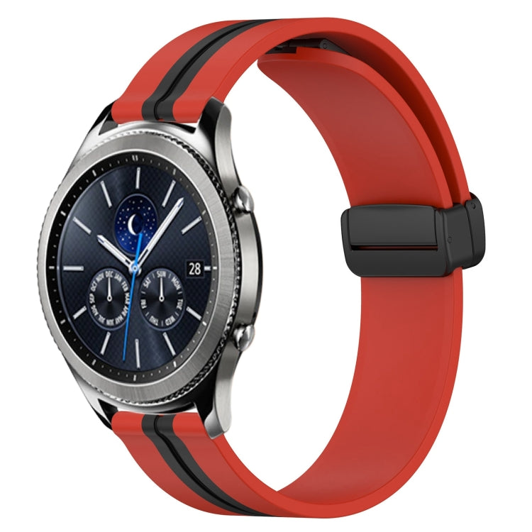 Cinturino in silicone con chiusura magnetica pieghevole da 22 mm, For Samsung Gear S3 Classic, For Samsung Gear S3 Frontier