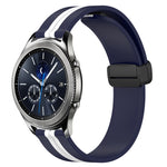 Cinturino in silicone con chiusura magnetica pieghevole da 22 mm, For Samsung Gear S3 Classic, For Samsung Gear S3 Frontier