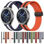 Cinturino in silicone con chiusura magnetica pieghevole da 22 mm, For Samsung Gear S3 Classic, For Samsung Gear S3 Frontier