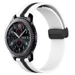 Cinturino in silicone con chiusura magnetica pieghevole da 22 mm, For Samsung Gear S3 Classic, For Samsung Gear S3 Frontier