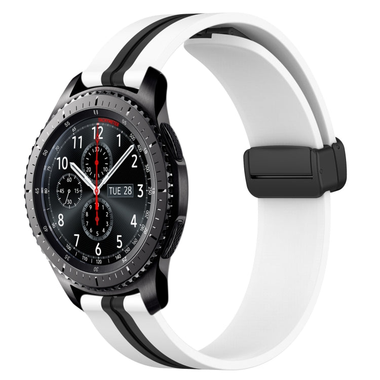 Cinturino in silicone con chiusura magnetica pieghevole da 22 mm, For Samsung Gear S3 Classic, For Samsung Gear S3 Frontier
