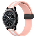 Cinturino in silicone con chiusura magnetica pieghevole da 22 mm, For Samsung Gear S3 Classic, For Samsung Gear S3 Frontier