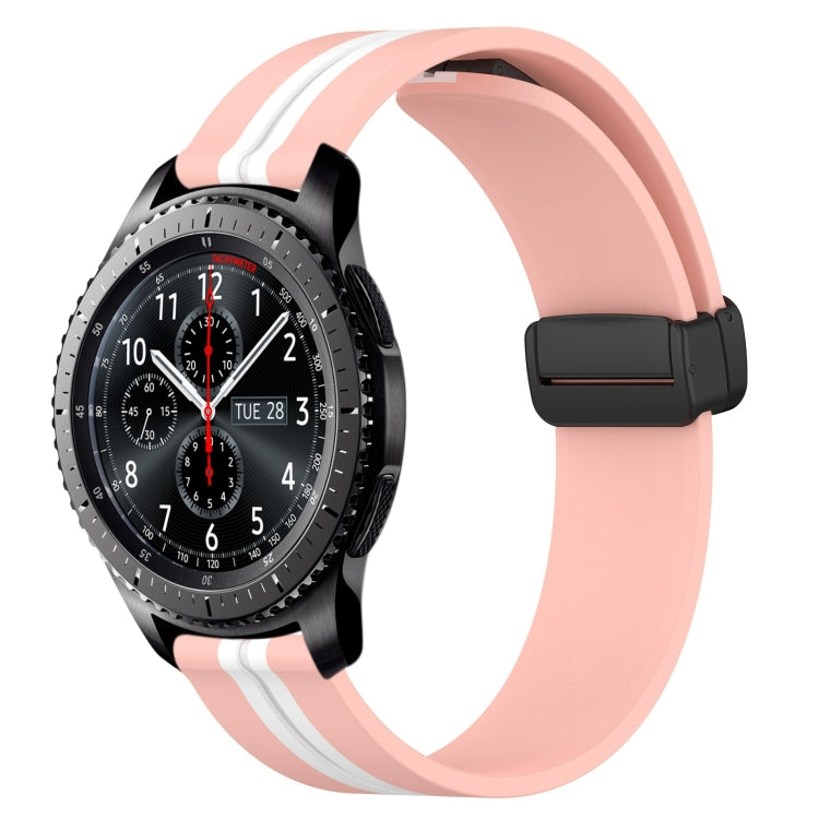 Cinturino in silicone con chiusura magnetica pieghevole da 22 mm, For Samsung Gear S3 Classic, For Samsung Gear S3 Frontier