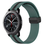 Cinturino in silicone con chiusura magnetica pieghevole da 22 mm, For Samsung Gear S3 Classic, For Samsung Gear S3 Frontier