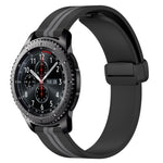 Cinturino in silicone con chiusura magnetica pieghevole da 22 mm, For Samsung Gear S3 Classic, For Samsung Gear S3 Frontier