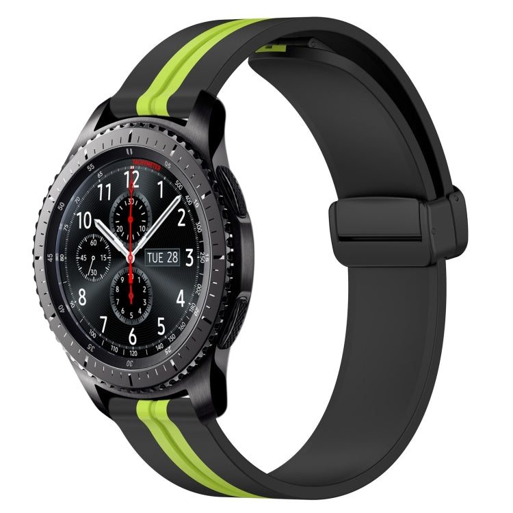 Cinturino in silicone con chiusura magnetica pieghevole da 22 mm, For Samsung Gear S3 Classic, For Samsung Gear S3 Frontier