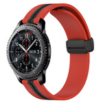 Cinturino in silicone con chiusura magnetica pieghevole da 22 mm, For Samsung Gear S3 Classic, For Samsung Gear S3 Frontier