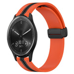 Cinturino in silicone con chiusura magnetica pieghevole da 20 mm, For Garmin Vivomove Sport, For Garmin Venu 2 Plus