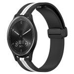 Cinturino in silicone con chiusura magnetica pieghevole da 20 mm, For Garmin Vivomove Sport, For Garmin Venu 2 Plus