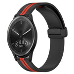 Cinturino in silicone con chiusura magnetica pieghevole da 20 mm, For Garmin Vivomove Sport, For Garmin Venu 2 Plus