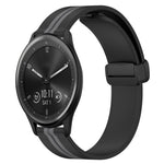 Cinturino in silicone con chiusura magnetica pieghevole da 20 mm, For Garmin Vivomove Sport, For Garmin Venu 2 Plus