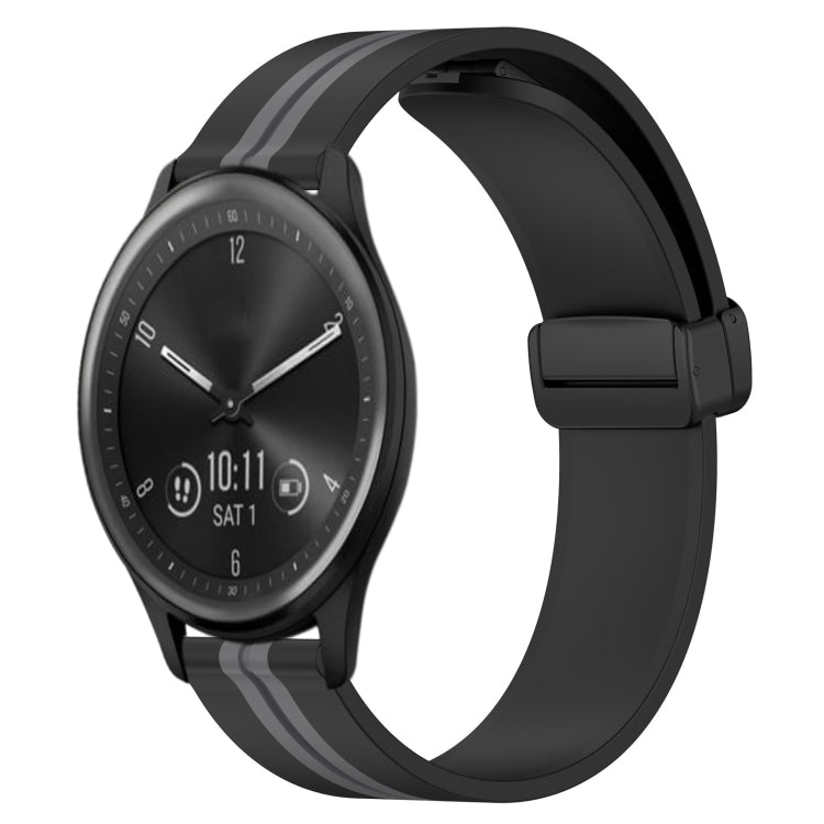 Cinturino in silicone con chiusura magnetica pieghevole da 20 mm, For Garmin Vivomove Sport, For Garmin Venu 2 Plus