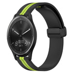 Cinturino in silicone con chiusura magnetica pieghevole da 20 mm, For Garmin Vivomove Sport, For Garmin Venu 2 Plus