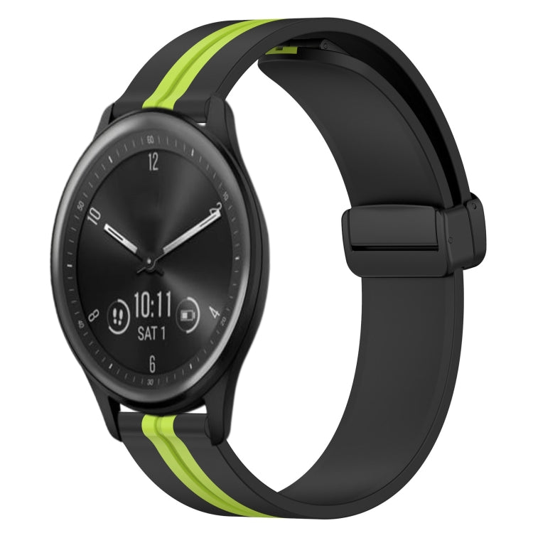 Cinturino in silicone con chiusura magnetica pieghevole da 20 mm, For Garmin Vivomove Sport, For Garmin Venu 2 Plus