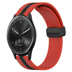 Cinturino in silicone con chiusura magnetica pieghevole da 20 mm, For Garmin Vivomove Sport, For Garmin Venu 2 Plus
