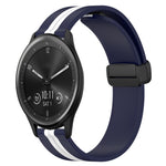 Cinturino in silicone con chiusura magnetica pieghevole da 20 mm, For Garmin Vivomove Sport, For Garmin Venu 2 Plus