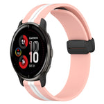 Cinturino in silicone con chiusura magnetica pieghevole da 20 mm, For Garmin Vivomove Sport, For Garmin Venu 2 Plus