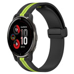 Cinturino in silicone con chiusura magnetica pieghevole da 20 mm, For Garmin Vivomove Sport, For Garmin Venu 2 Plus