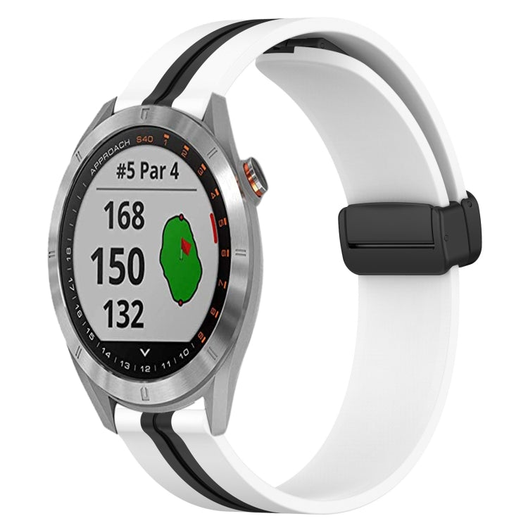 Cinturino in silicone 20 mm con chiusura magnetica per Garmin App