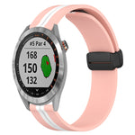 Cinturino in silicone con chiusura magnetica pieghevole da 20 mm, For Garmin Approach S40, For Garmin Forerunner 158