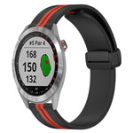 Cinturino in silicone con chiusura magnetica pieghevole da 20 mm, For Garmin Approach S40, For Garmin Forerunner 158