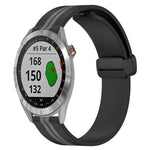 Cinturino in silicone con chiusura magnetica pieghevole da 20 mm, For Garmin Approach S40, For Garmin Forerunner 158