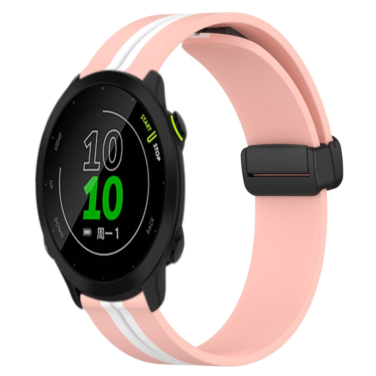 Cinturino in silicone con chiusura magnetica pieghevole da 20 mm, For Garmin Approach S40, For Garmin Forerunner 158