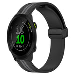 Cinturino in silicone con chiusura magnetica pieghevole da 20 mm, For Garmin Approach S40, For Garmin Forerunner 158