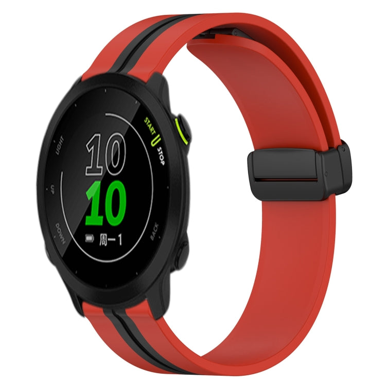 Cinturino in silicone con chiusura magnetica pieghevole da 20 mm, For Garmin Approach S40, For Garmin Forerunner 158